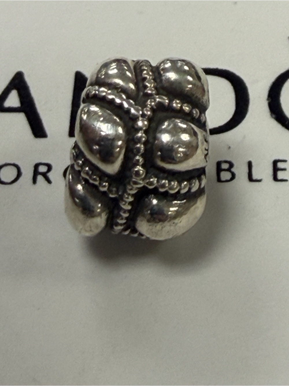 Authentic Pandora Journey Charm Silver